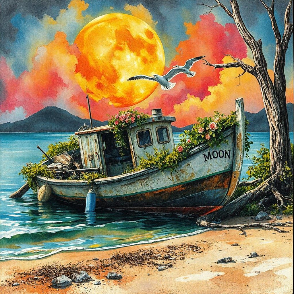 Abandoned, her name was: “Moon”