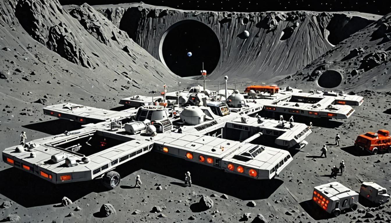 Space 1999 Moonbase Alpha Illustration