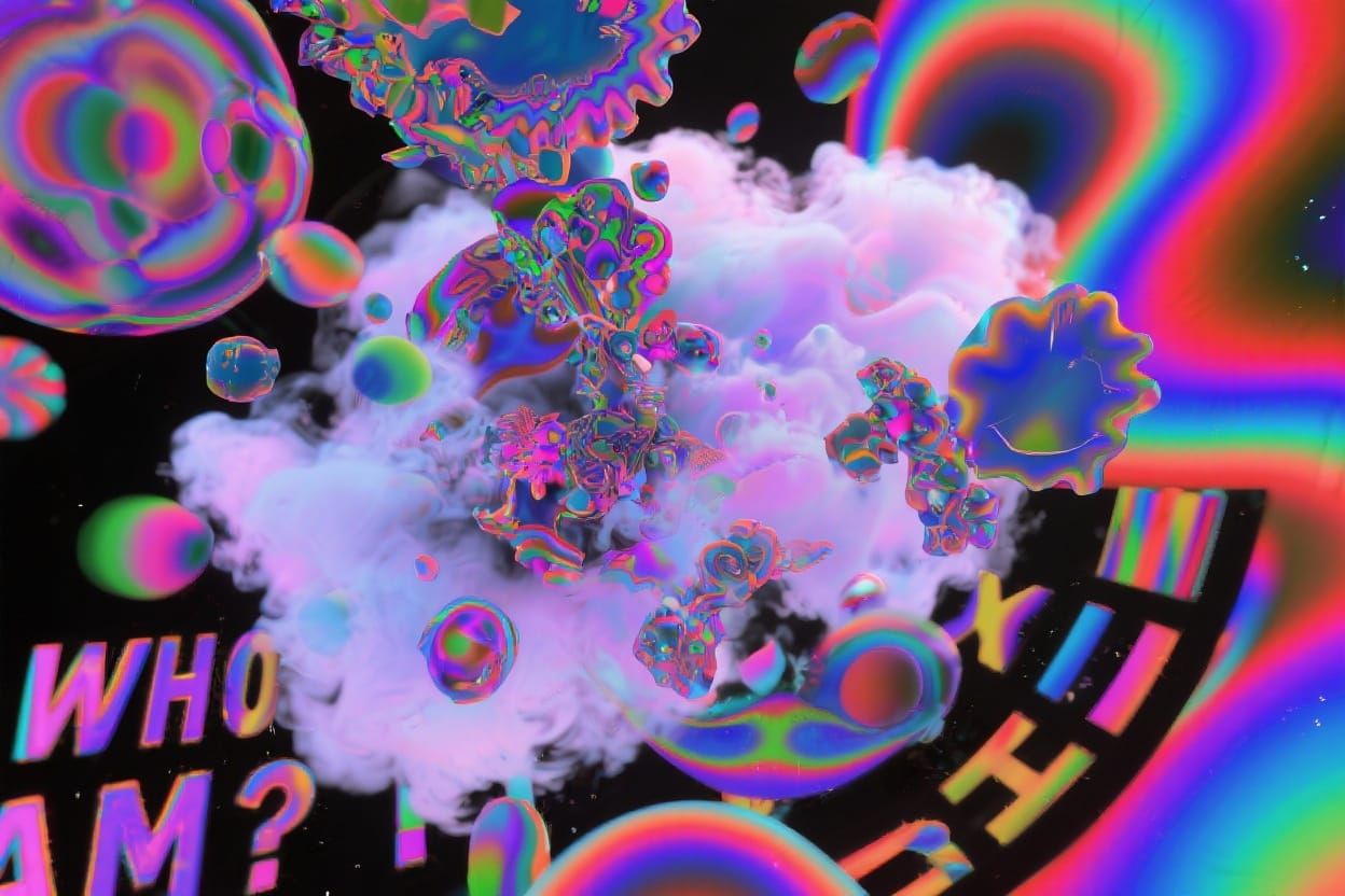 Abstract Psychedelic Exploration of Identity