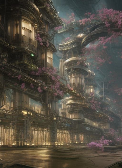 Epic Cybernetic Blossom Machine Plant Hybrid