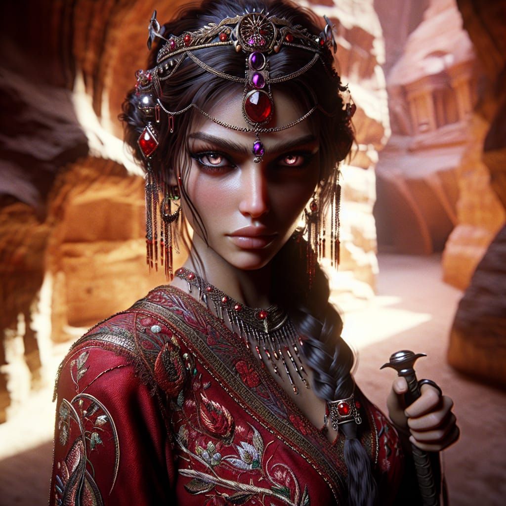 Al-Uzza, Arabian Goddess of Might in Petra