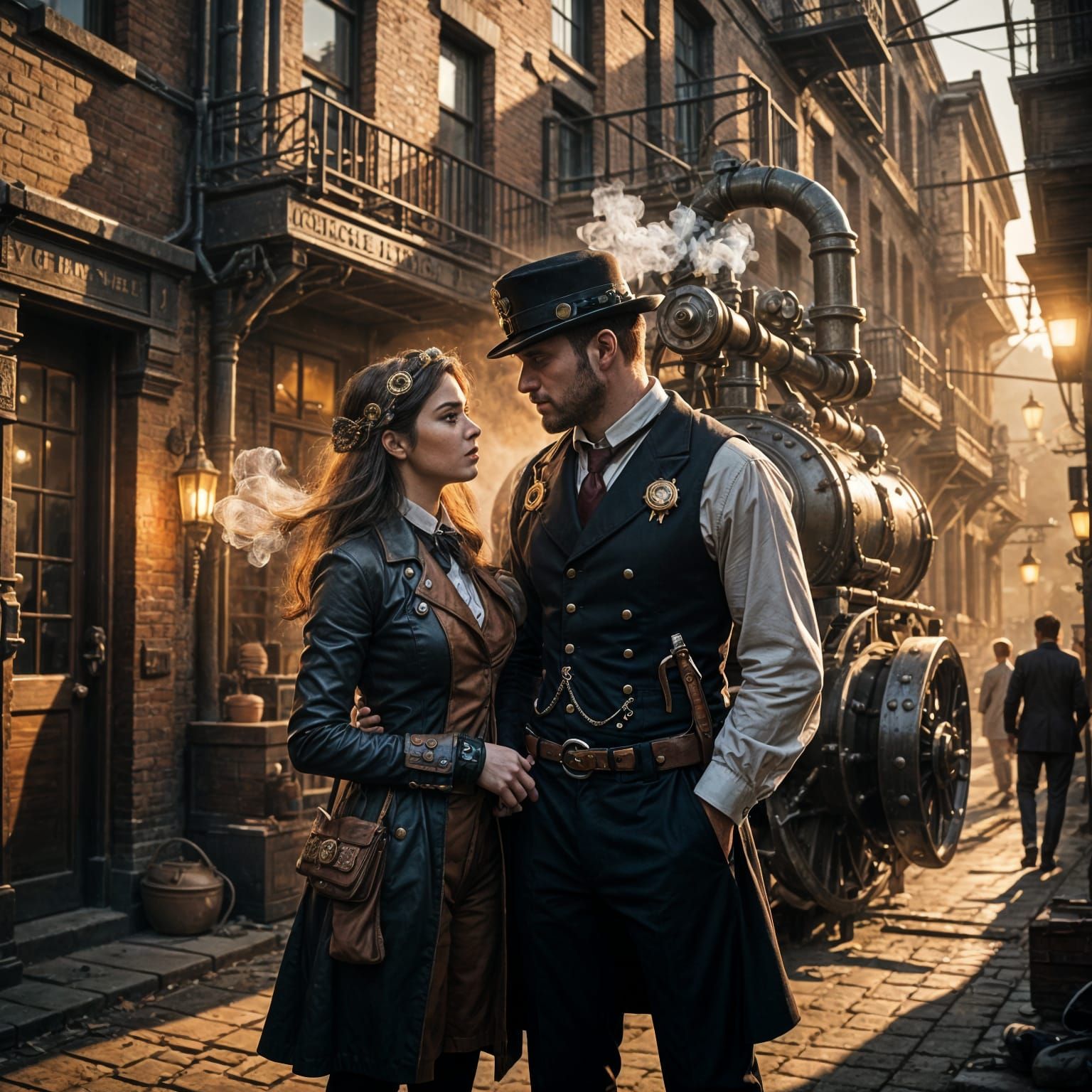 Steampunk Love Amidst Rivalry