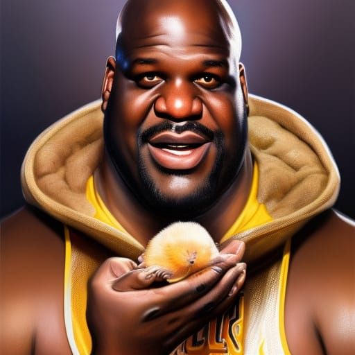 Shaquille O’Neal and Hamster