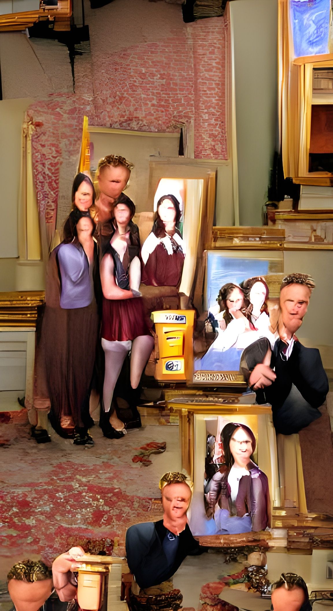 Barney Stinson and Gilmore Girls Portrait