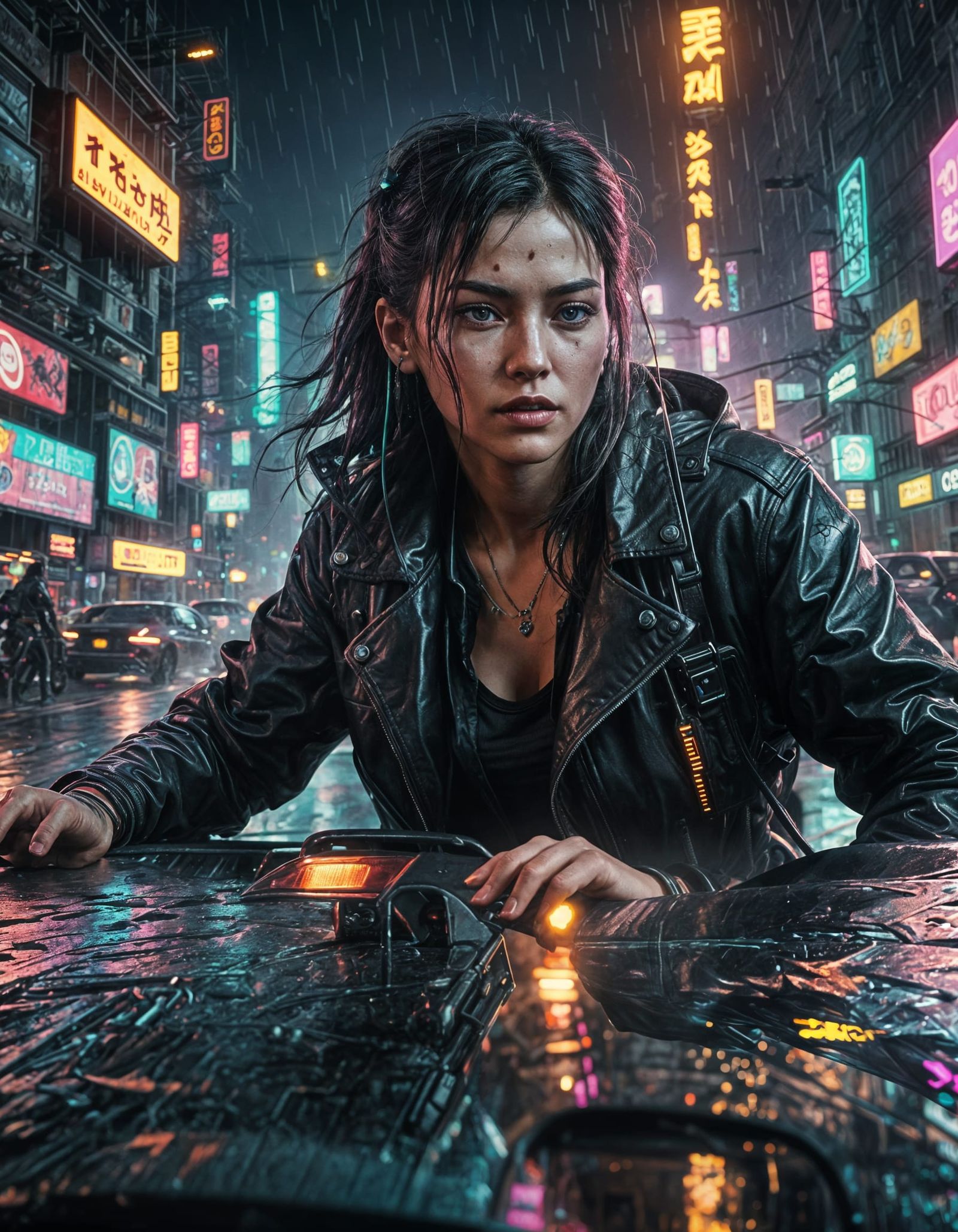 Night City Cruise in Cyberpunk Style