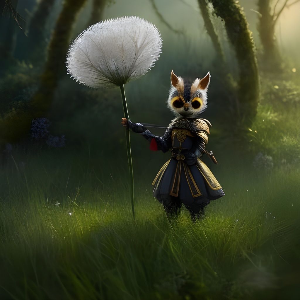 Filigree Gremlin Portrait in Ornate Armour