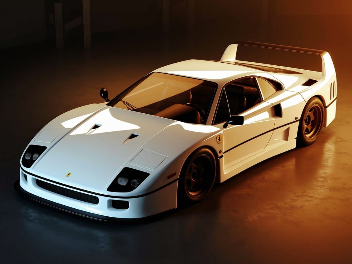 Luxury Sports Car Garage Icon