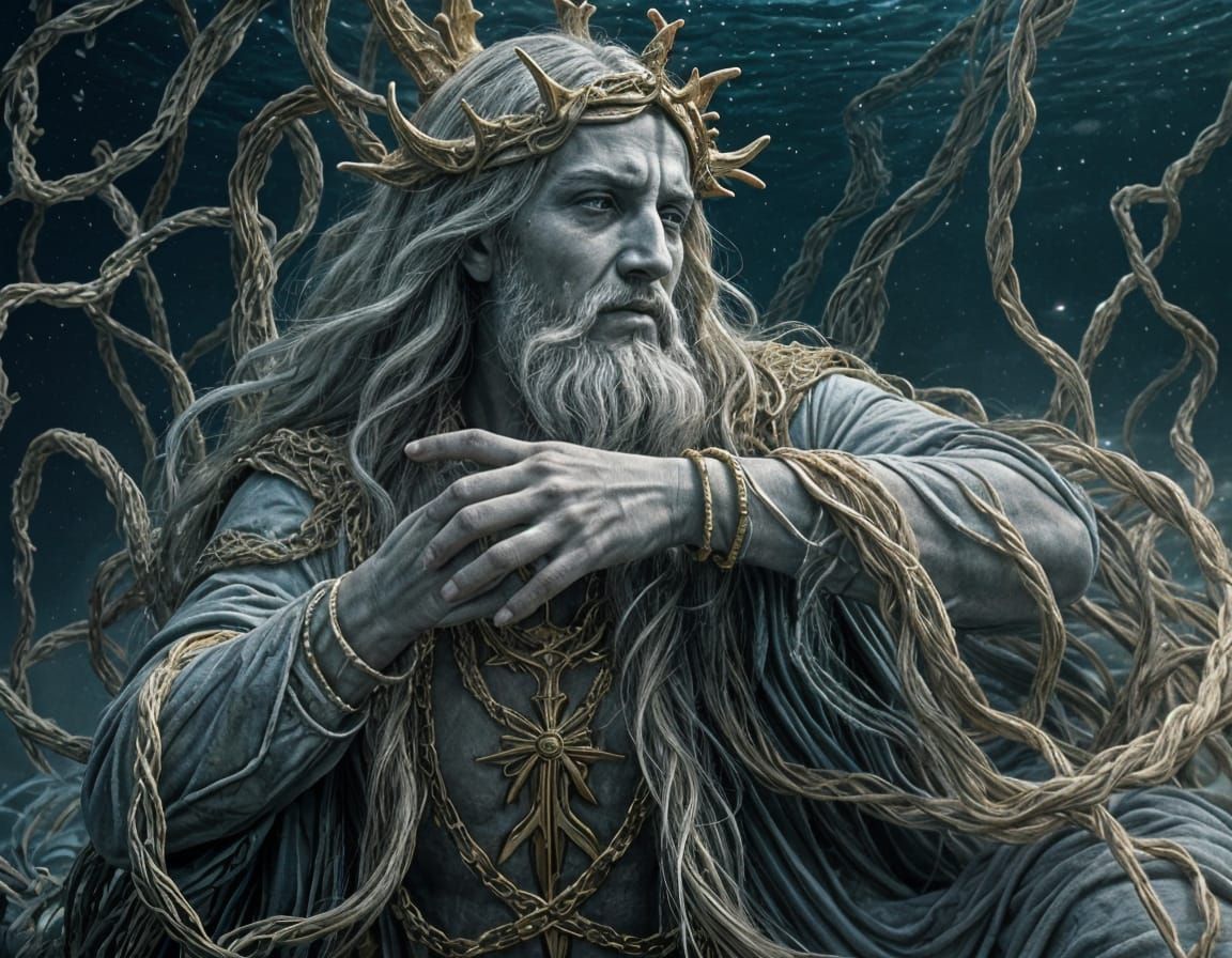 Deep Sea Christ Djinn Portrait