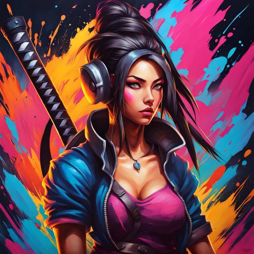 League of Legends Inspired Graffiti Art