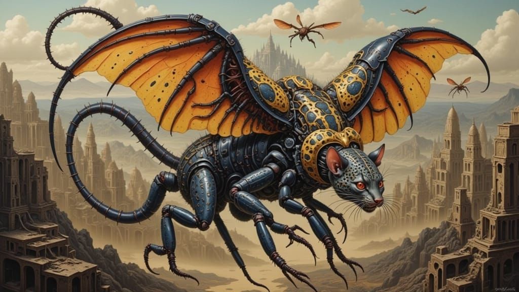 Cyberpunk Beast of Babylon