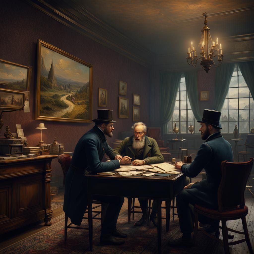 19th Century Interview in Europe, Manet Style