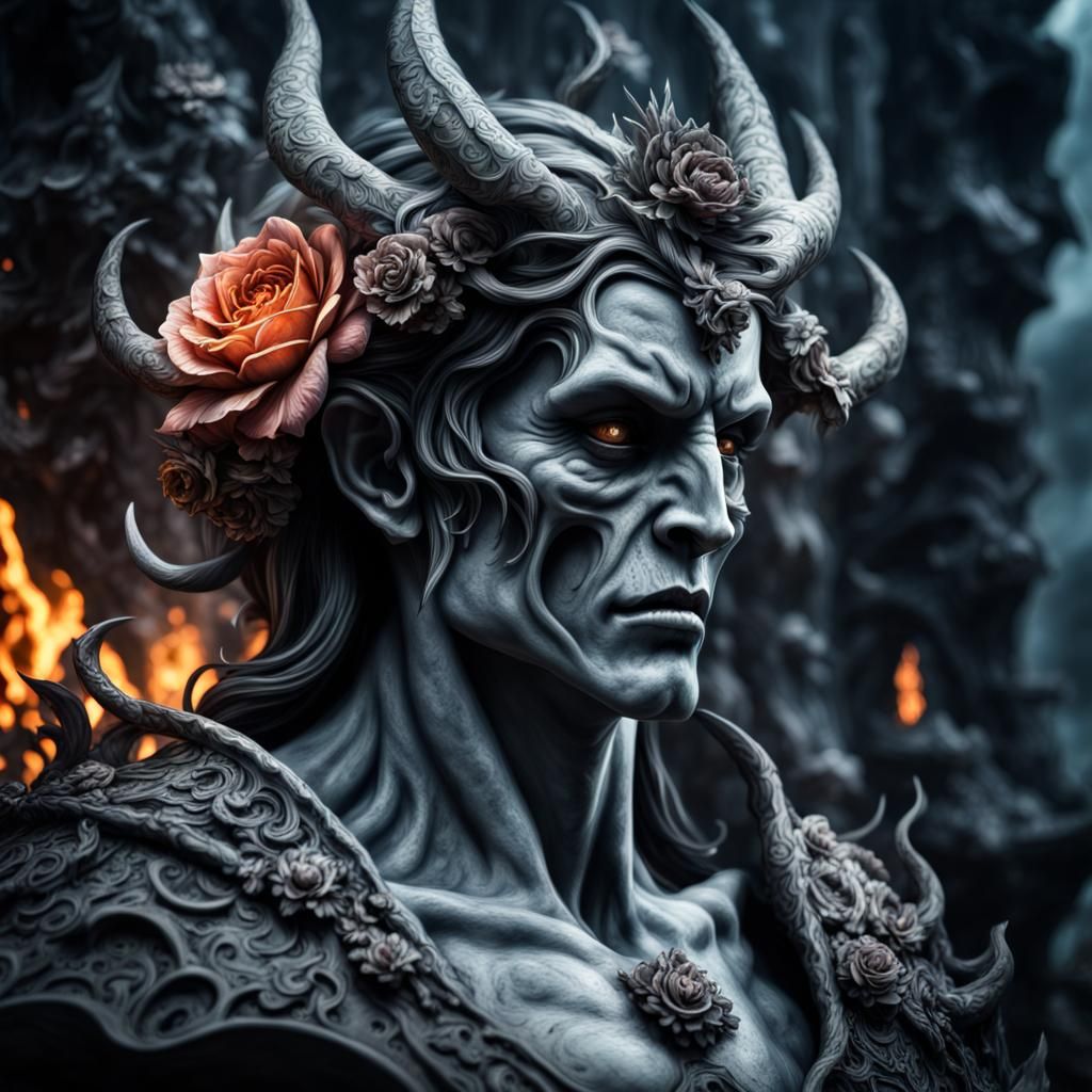 Hyperrealistic Hades Bloom Fantasy in HDR