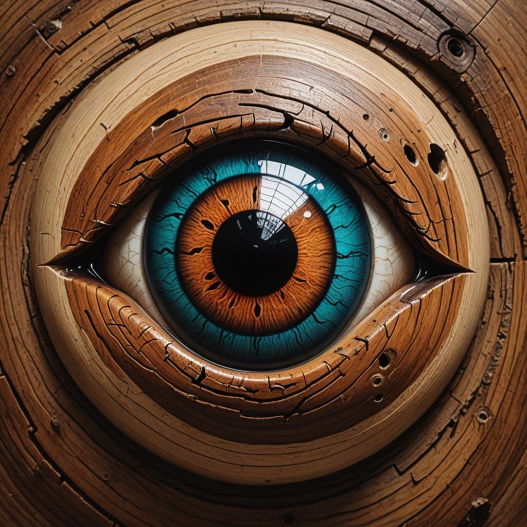 Woodgrain eyeball