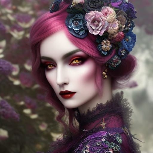 Gothic vampire queen