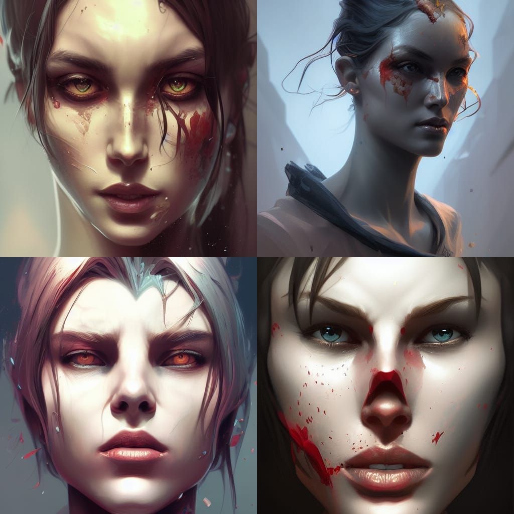 Detailed Portrait with Dynamic Lighting