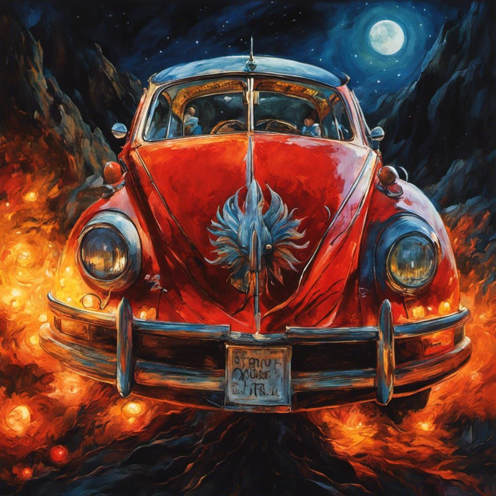 High Gothic Fantasy in Van Gogh Style