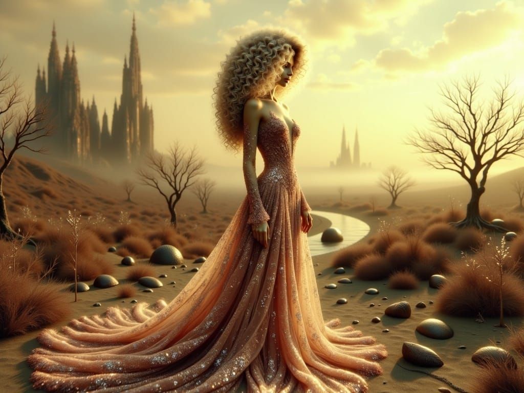 Cybervictorian Enchantress of a Dystopian Wasteland