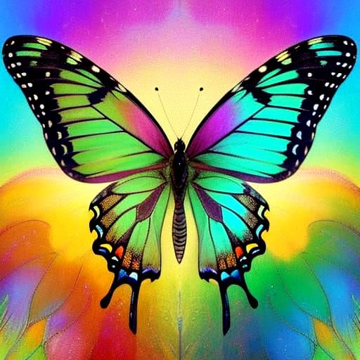 Image of a Confused Butterfly