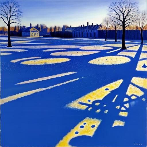 Sunlight in Late Frost: Dreamlike Abstract Painting