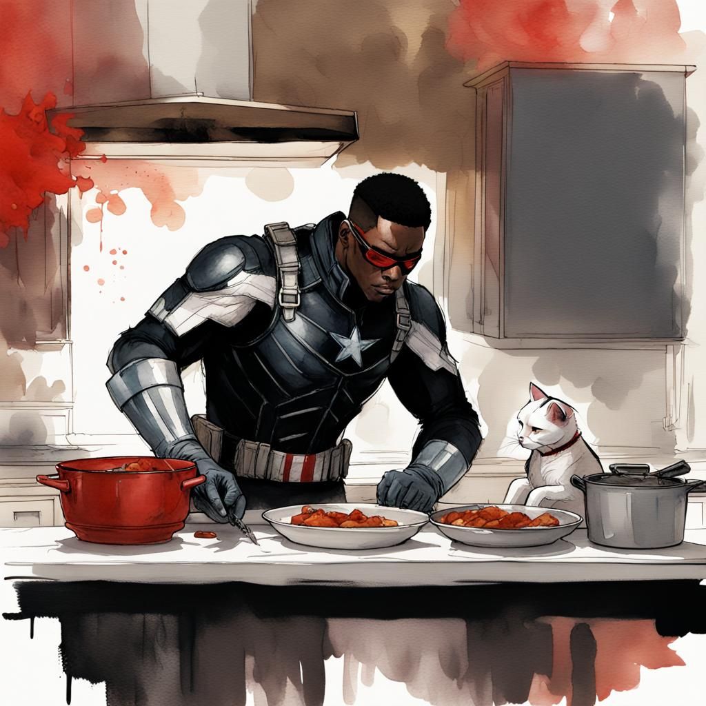 Okay, look Alpine, we're gonna make food for Bucky when he c...