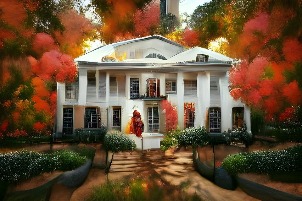 Autumn at Swan House, Atlanta