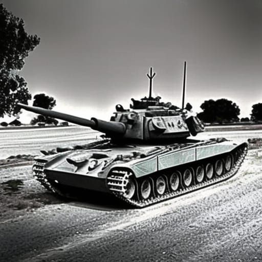 M-10 Wolverine Tank Destroyer in Berlin, WWII