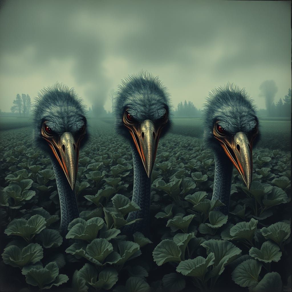 Menacing Velociraptors Emerge from Eastern European Garden