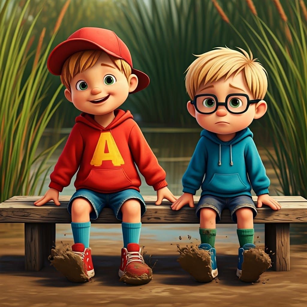 Alvin, Simon and Theodore at Wetlands Reserve