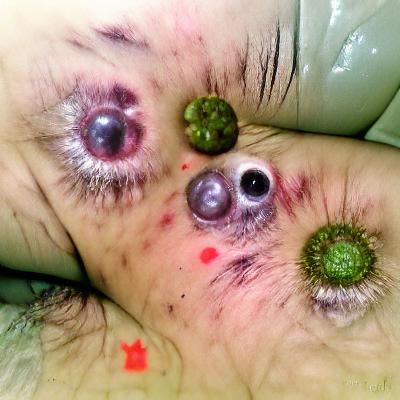 Infected Eyeballs: A Grotesque Medical Close-Up