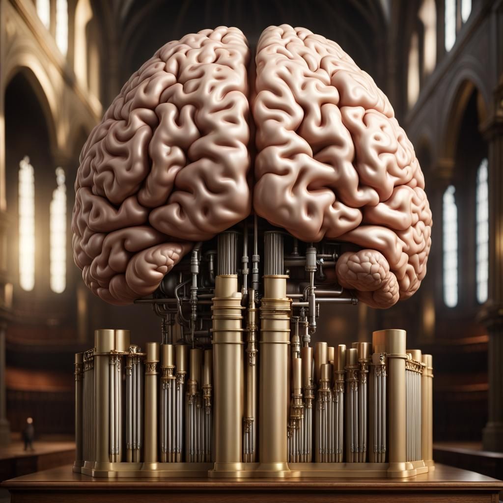 Brain Organ Fusion: Photorealistic CGI Masterpiece