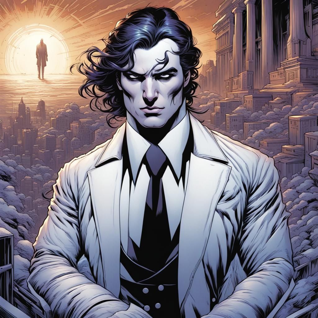 Phantom Character in Comic Book Style