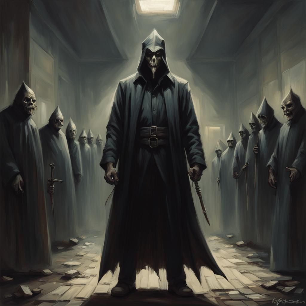 Sinister Triumph of Evil Fantasy Art