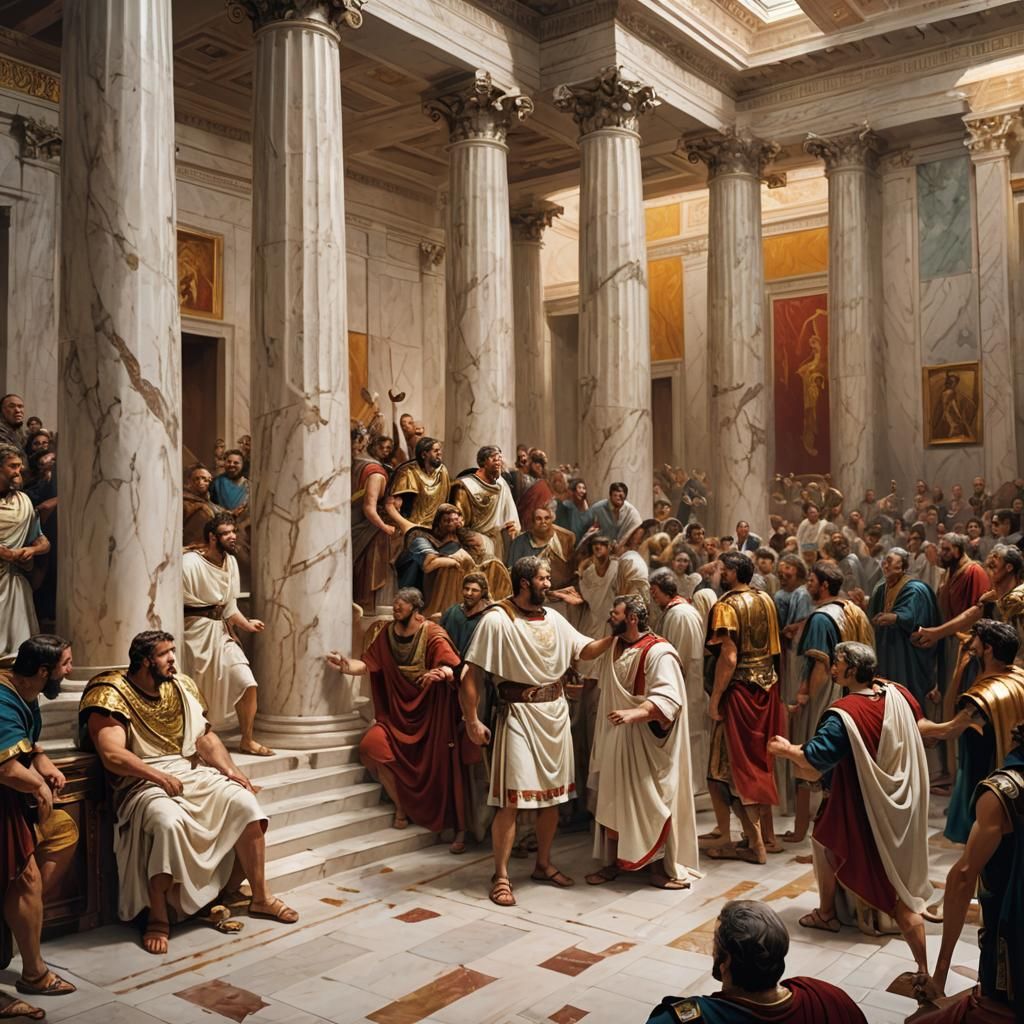 Riot Roman senate