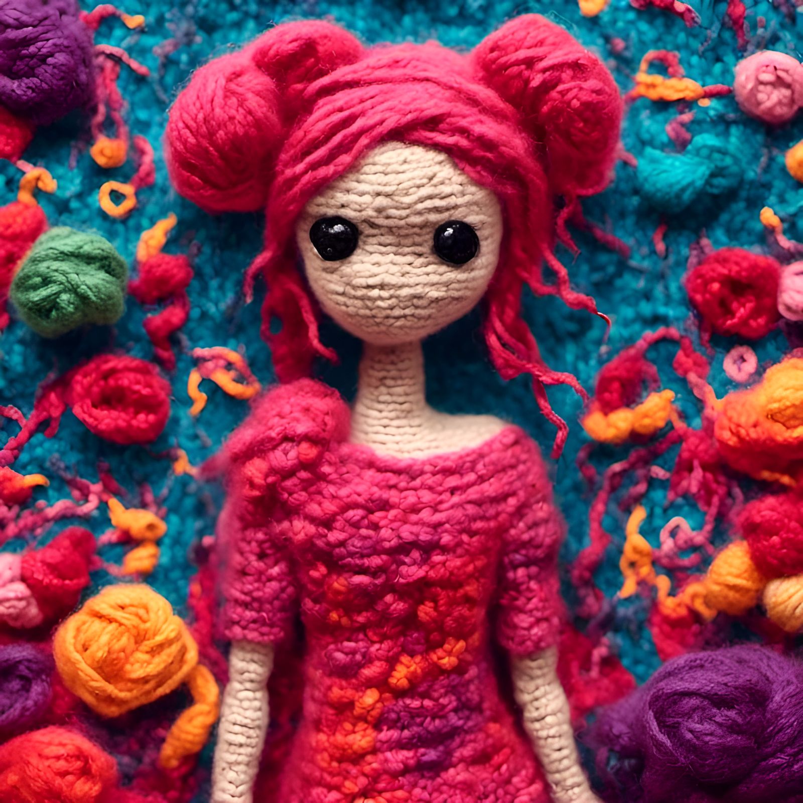 Delightful Crochet Yarn Doll Creation
