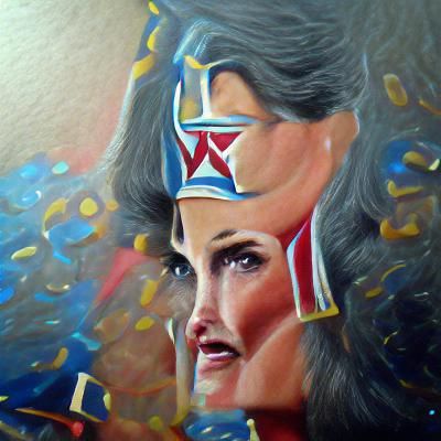 Wonder Woman Digital Art: Superheroine in Action