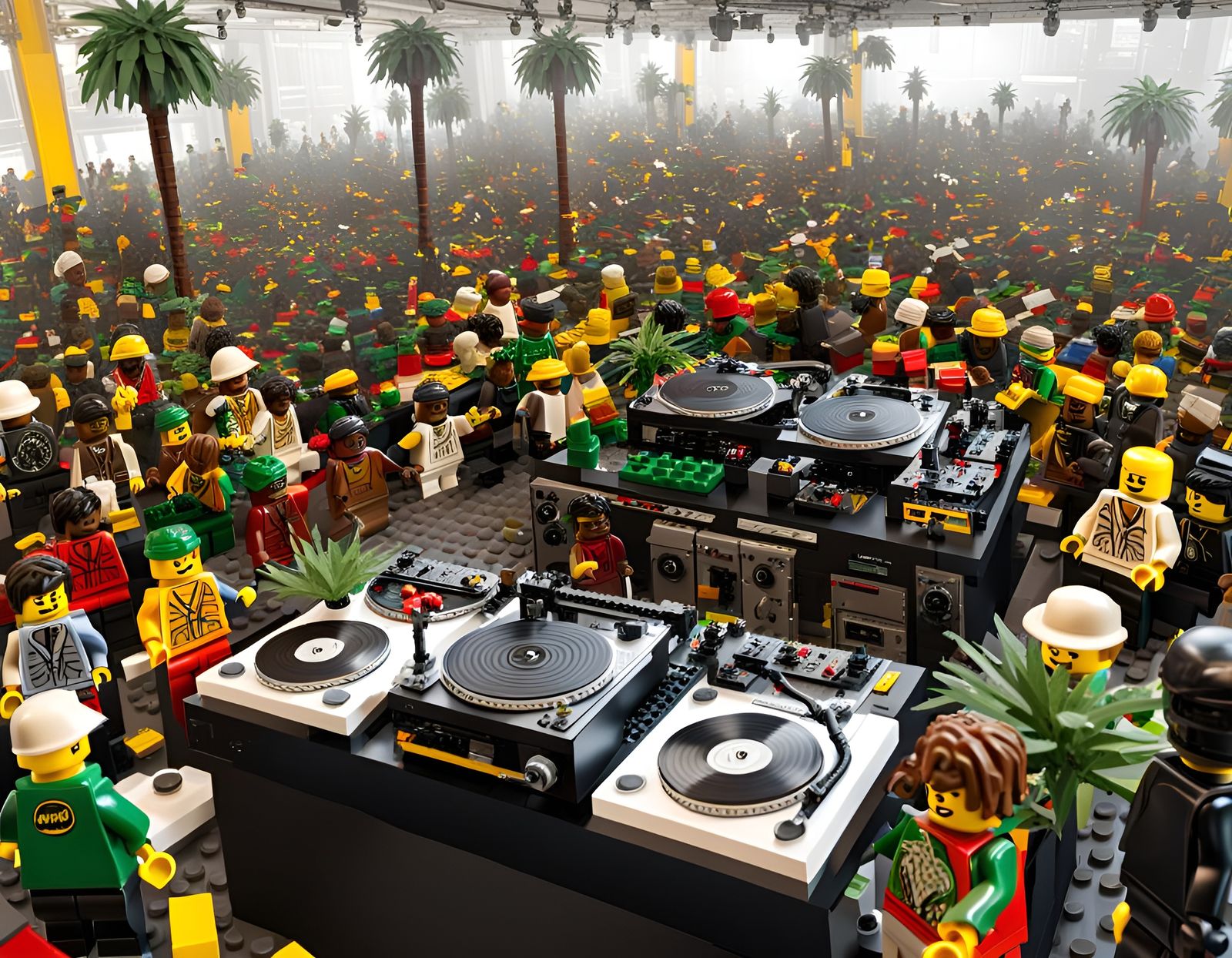 Lego Dancehall a la NightCafe 03jan24 (not too bad, but still weird)