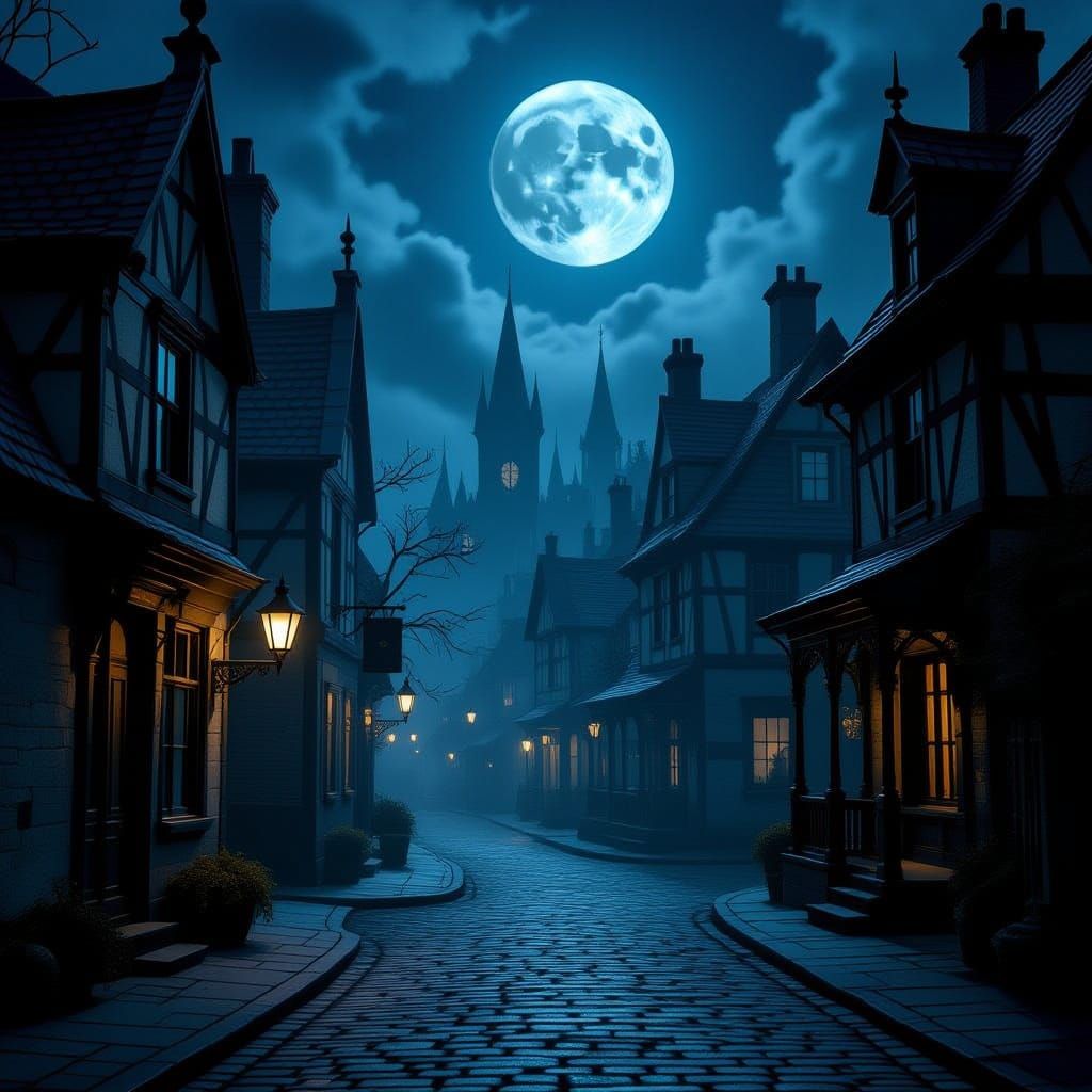 Halloween Town: Terrifying Mirror Reflections Come Alive