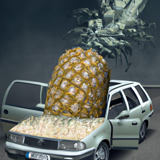 Pineapple Car