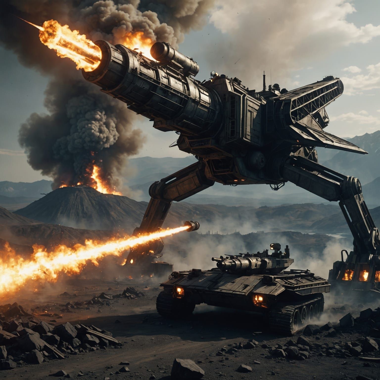 Epic Cannon Ship Decimates Power Grid