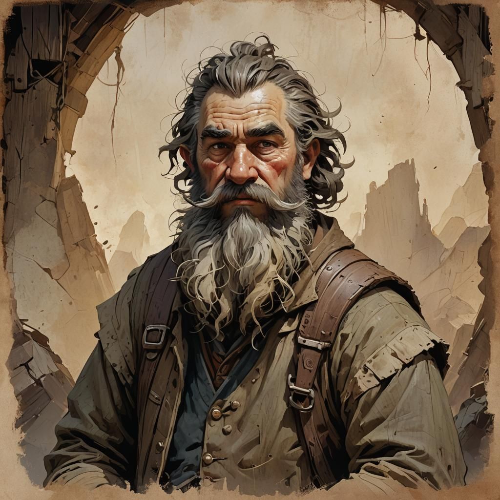 Potato Dwarf Character Concept Art in 3D