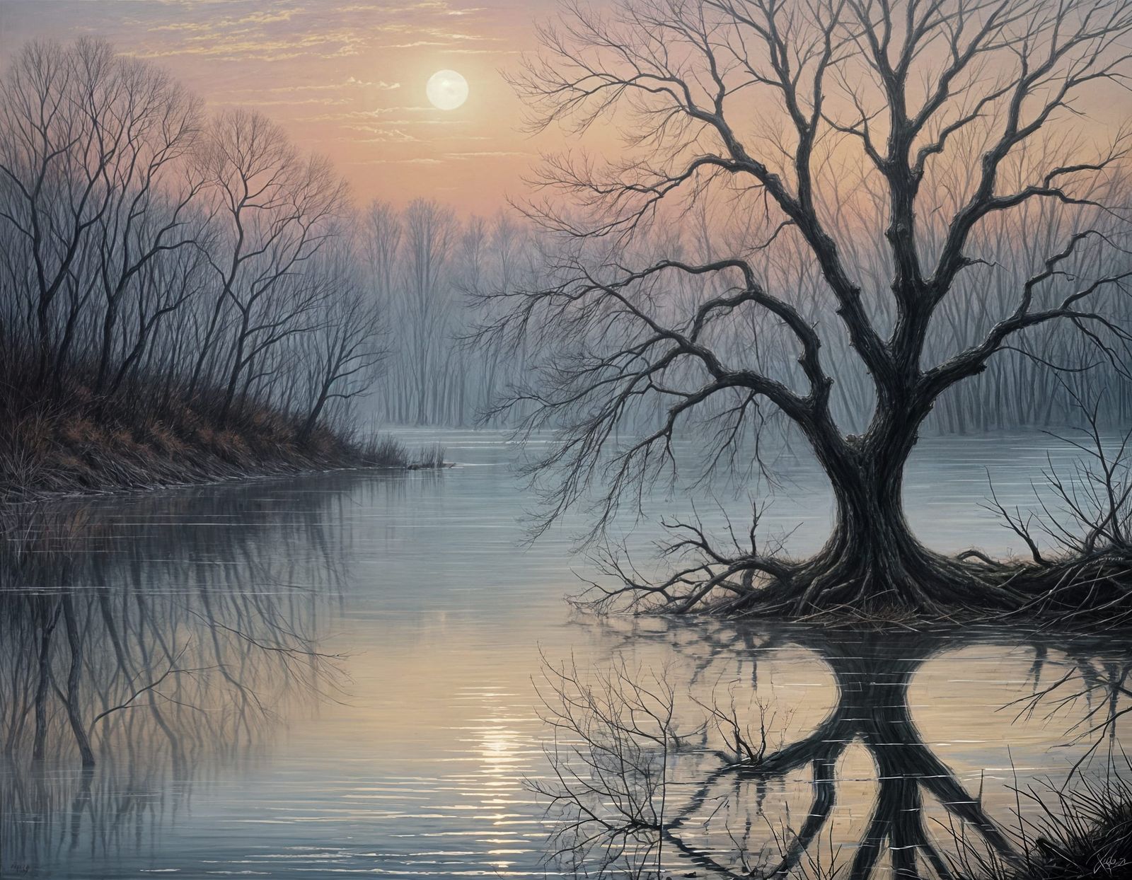 AI Interpretation of Sorrow Concept