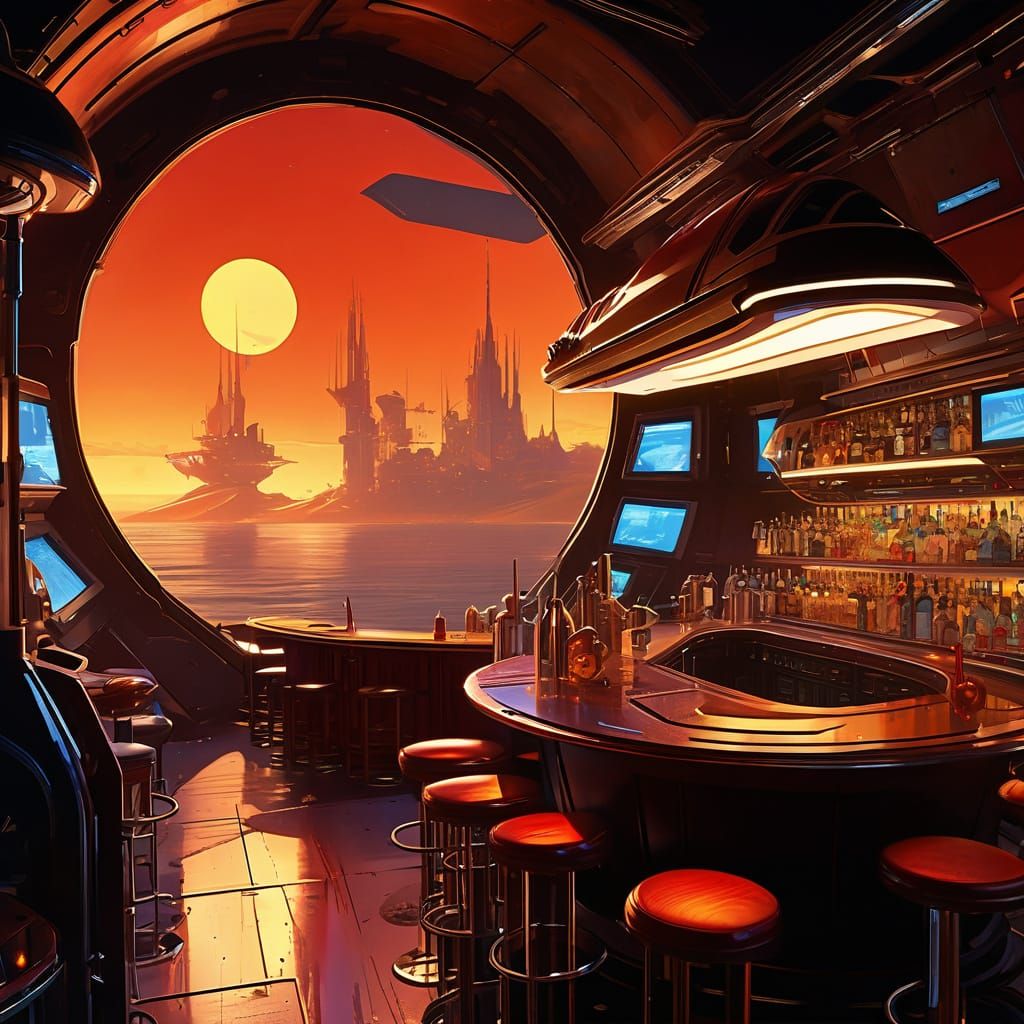 Rick's Cafe on Star Base Bravo.