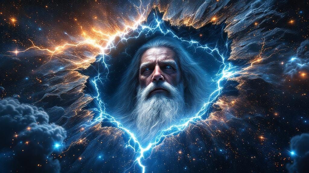 Epic Cosmic Tear Reveals Ancient God in Deep Space