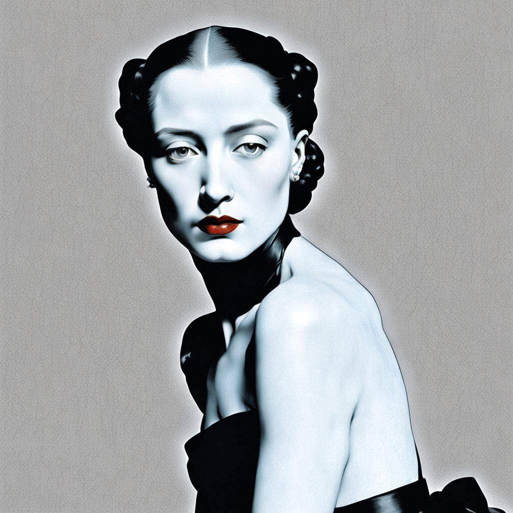 Elegant Portrait Inspired by Classical Masters