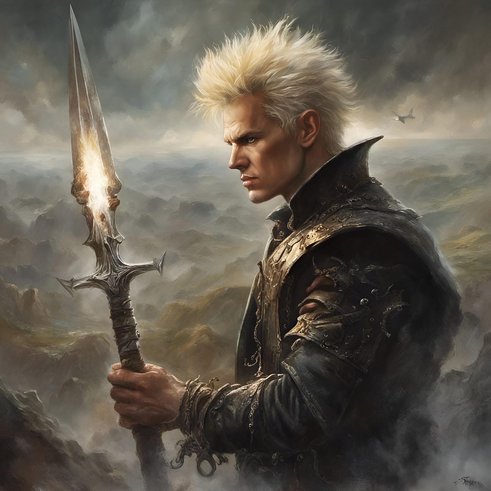 Billy Idol as Mordred in Arthurian Legend