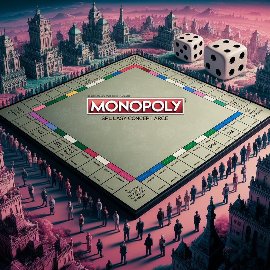Enormous Fantasy Monopoly Game Unfolds Across Wondrous Lands...
