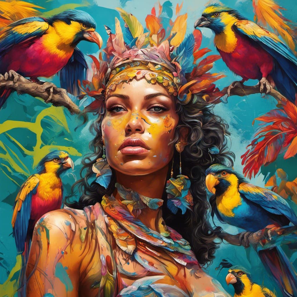 The bird princess of Brasil