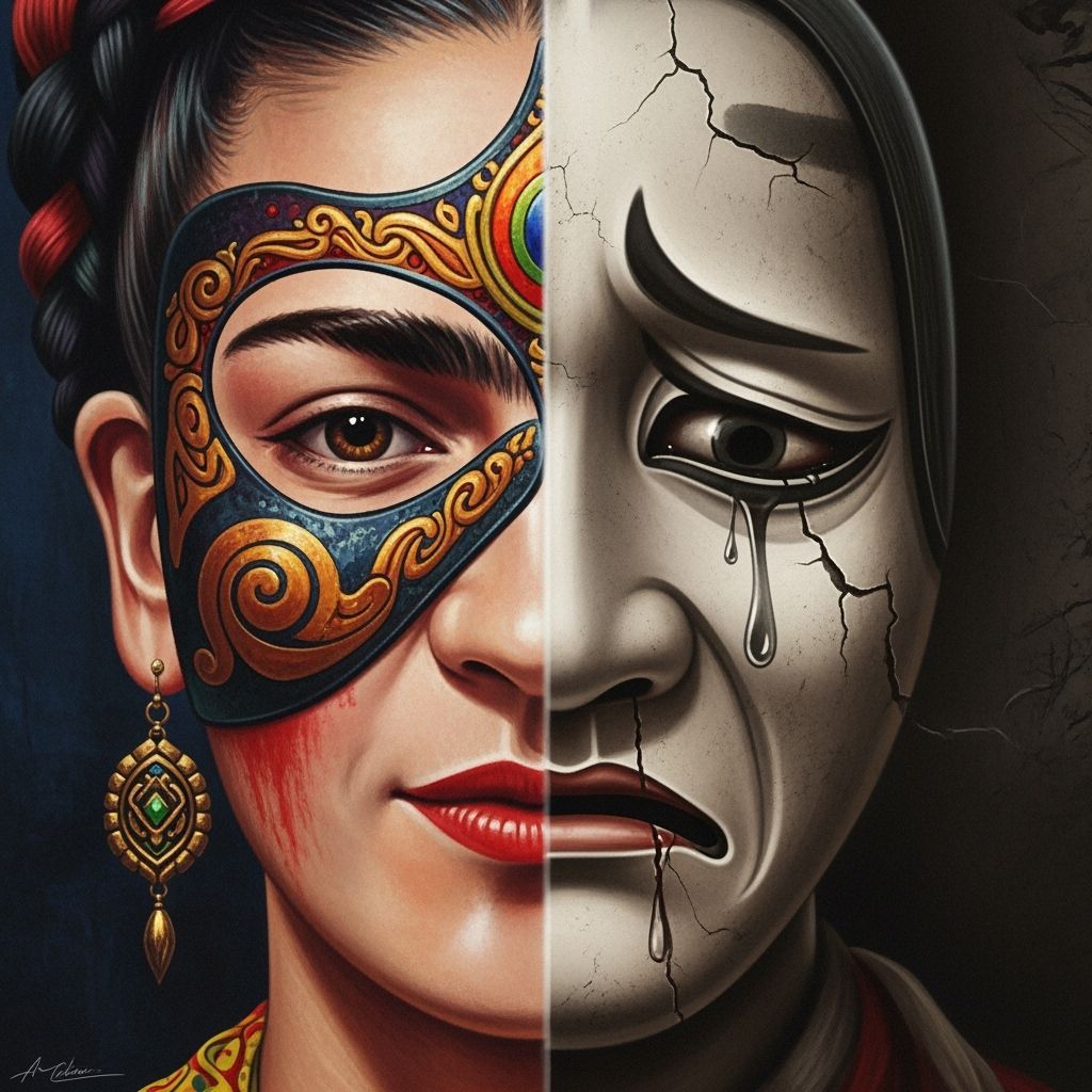 "The Guardian's Mask: Joy and Sorrow