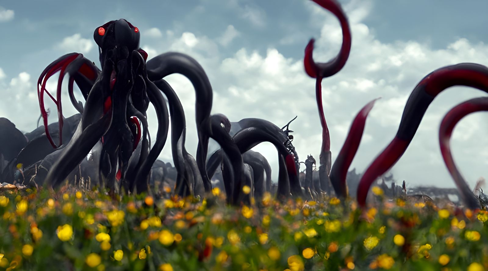Stylized Cthulhu Mythos Landscape in 8K Resolution