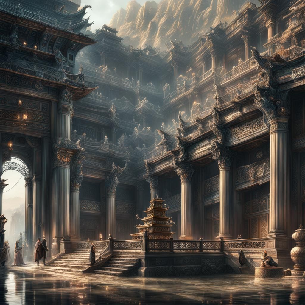 European Witch Burning: Epic Cinematic Digital Art